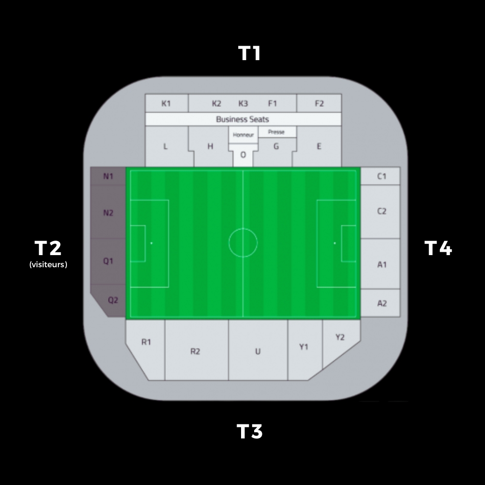Plan du stade